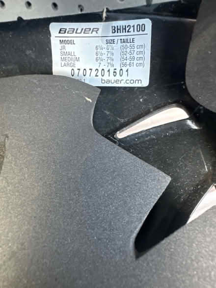 Photo of free Bauer hockey helmet (Hillsborough S6) #1