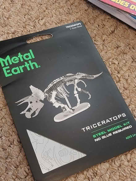 Photo of free Metal triceratops model (Coley RG1) #1