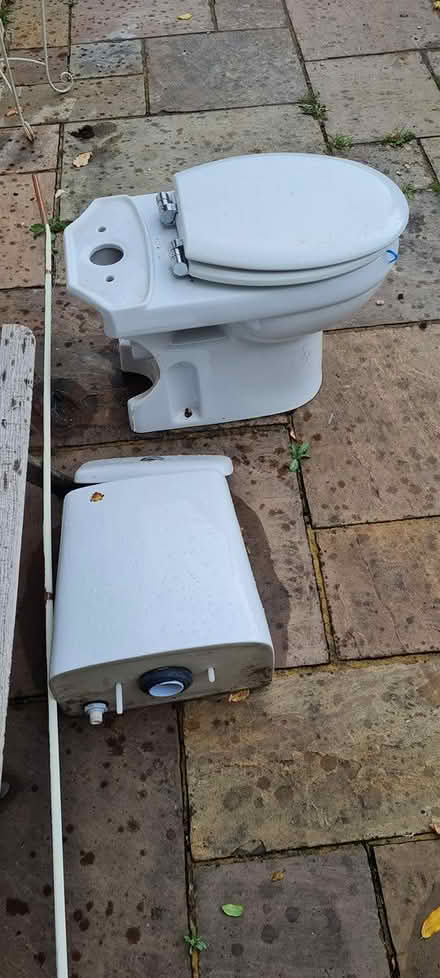 Photo of free White toilet and cistern (CB21) #1