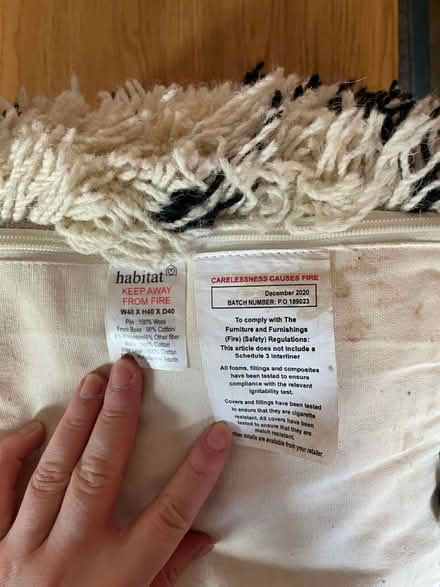 Photo of free Habits pouffe footstool (E5 9GA) #4