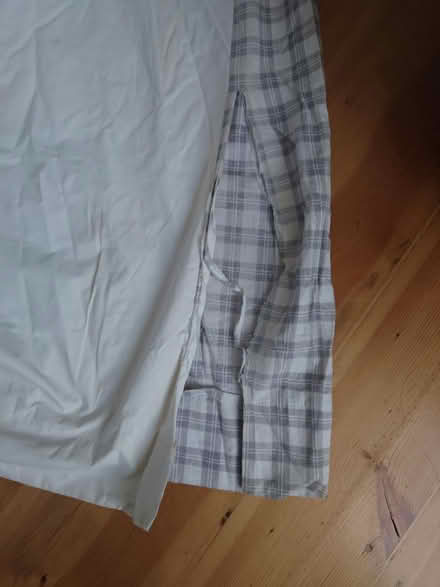 Photo of free Blue and White check curtains (Harringay N4) #4
