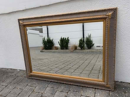 Photo of free Large wooden framed wall mirror (Stroud GL5) #1