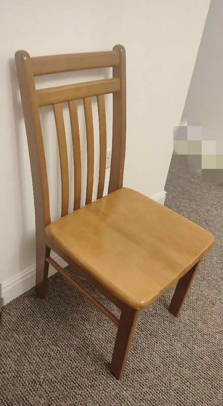 Photo of free Solid wood chair (Rhosllanerchrugog LL14) #1