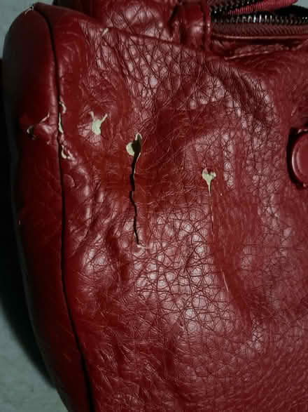 Photo of free Red Leather Bag (Crystal Beach) #2