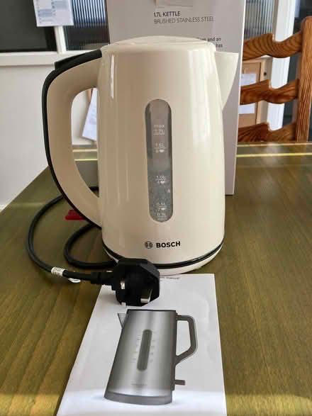 Photo of free Bosch 1.7 ltr cordless kettle. (IP4) #1