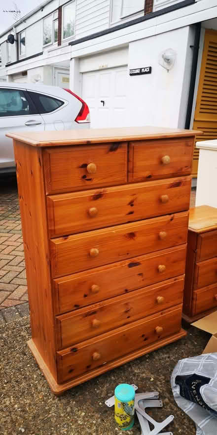 Photo of free Wooden chest of drawers (The Camp AL1) #1