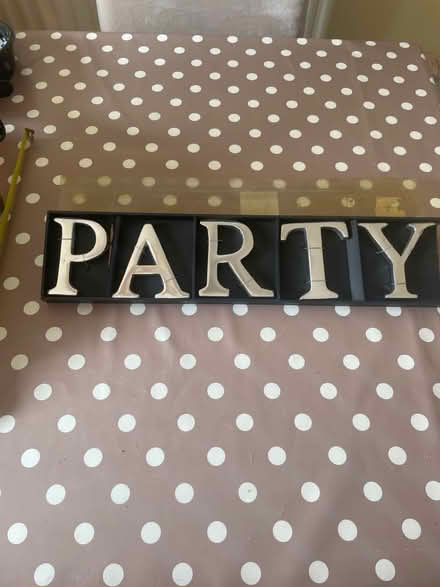 Photo of free Party words display (LU2) #1
