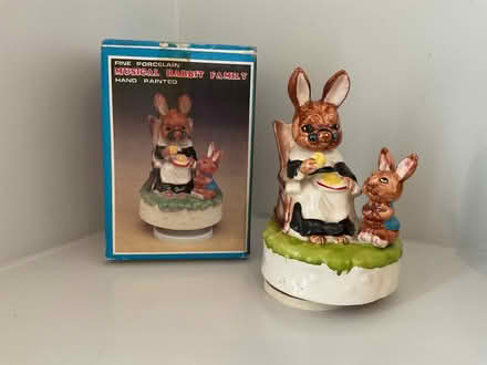 Photo of free Musical rabbit ornament - wind up (Churchgate EN8) #1