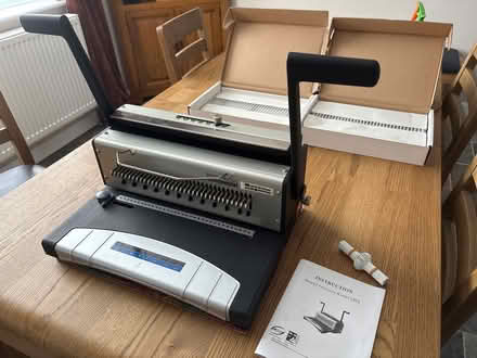 Photo of free Wire binder with spiral wires (Little Whelnetham) #1