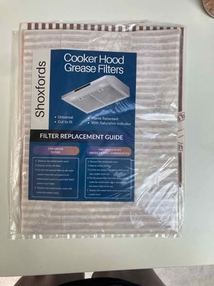 Photo of free Cooker hood grease filters (Goodmayes IG3) #1