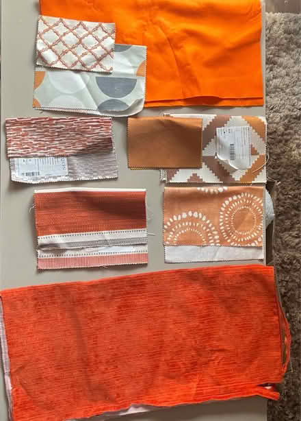 Photo of free Fabric samples - Orange theme (HA8 / Edgware) #1
