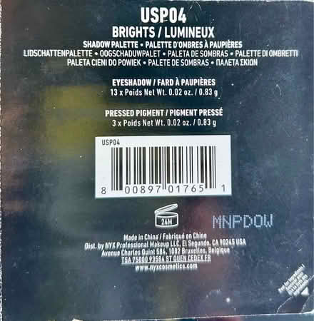 Photo of free NYX Eye Makeup Palette (CT2) #3