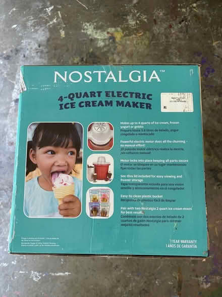 Photo of free Ice Cream Maker 4 Quart (Midlothian) #2