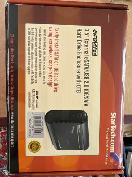 Photo of free 3.5” external HDD enclosure (W13) #1