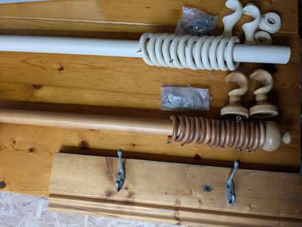 Photo of free 2 Curtain Poles & Hanging Rack (Dublin) #1