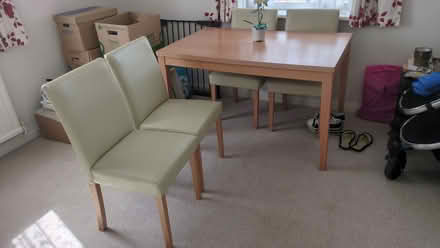 Photo of free Wooden Table and Chairs (Epsom KT18) #1
