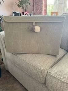 Photo of free Cordouroy Fabric Toy Box (Balcombe RH17) #1