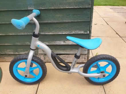 Photo of free Blue and grey balance bike (biggleswade) #1
