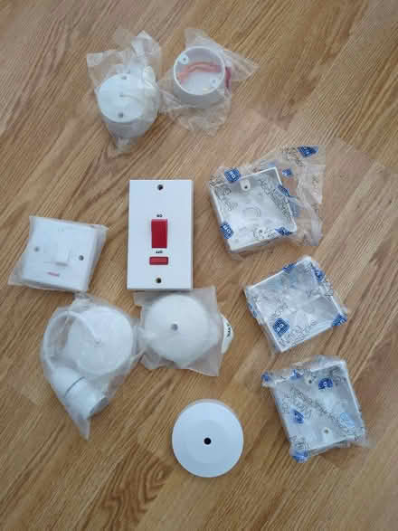 Photo of free Electrical fittings and single back boxes (Blythswood Hill G2) #1
