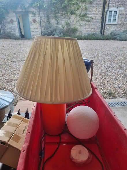 Photo of free table lamps, light shades (West Pennard BA6) #2