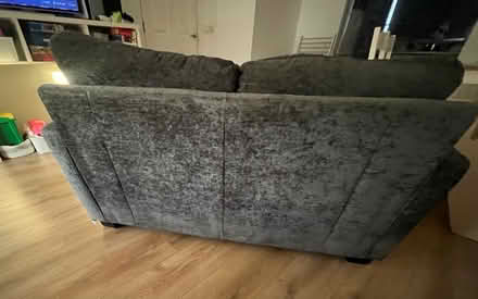 Photo of free Charcoal grey 2 seater sofa (Chessington Surrey KT9) #2