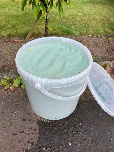 Photo of free Giant tub of blue play sand (Balerno EH14 7) #1