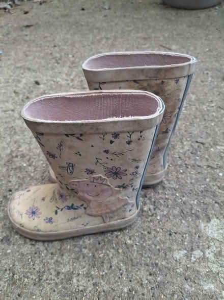 Photo of free Peppa pig wellies size 10 (Watton at Stone SG14) #1