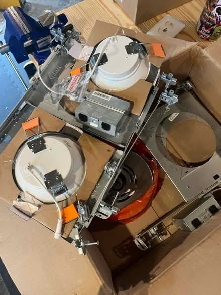 Photo of free 6 in baffle down light and frame (Philadelphia/South Jersey) #1