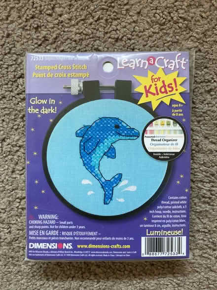 Photo of free Dolphin Cross Stitch Kit (Sunnyvale - nr Ponderosa Park) #1