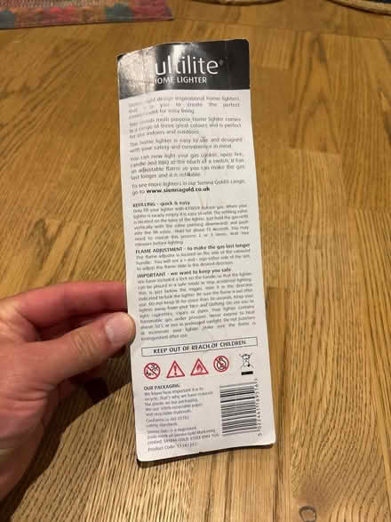 Photo of free Long nosed lighter (Little Whelnetham) #2