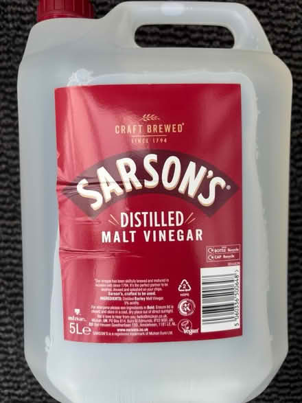 Photo of free Malt Vinegar, 9.8L (Reading RG1) #2