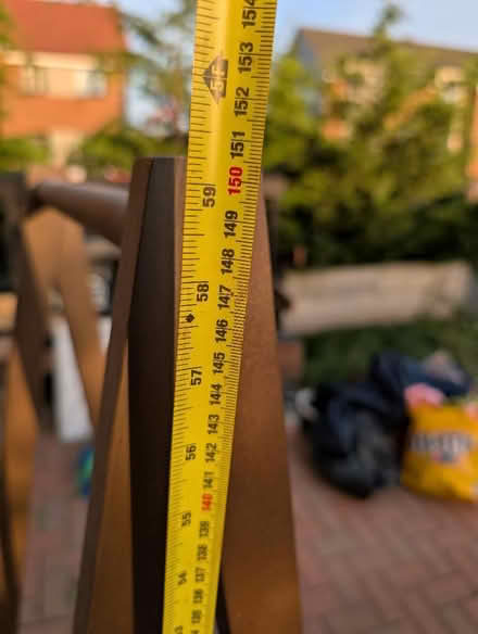 Photo of free Small clothes rack 150cm high 44cm width (Broomgrove TN34) #4