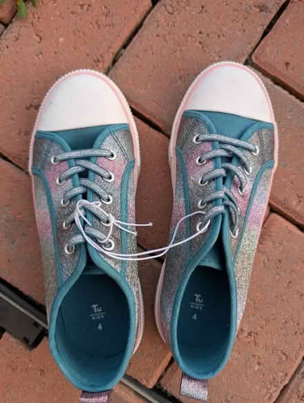 Photo of free Size 4 girls plimsoles (Broomgrove TN34) #1