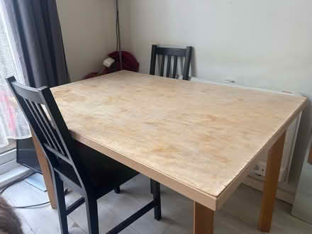 Photo of free Table and 2 chair (Woodside Grove N12) #1