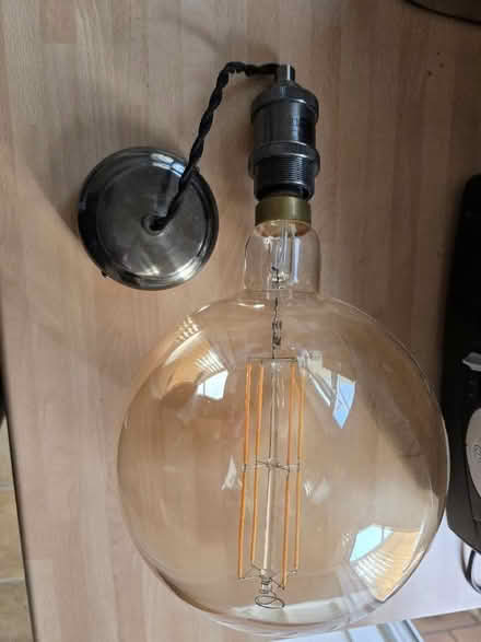 Photo of free Large led bulb and old fashioned lamp holder (Wednesfield WV11) #1