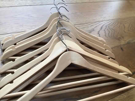 Photo of free 10 Wooden Hangers (Radlett WD7) #1