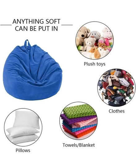 Photo of free Bean bag chair cover toy storage (Ringwood) #2