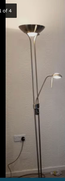 Photo of free Uplighter lamp with small spotlight (Leeds LS14) #2