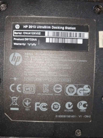 Photo of free HP Laptop Docking Station (Carpender Park WD19) #3
