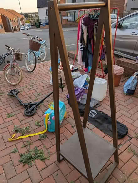 Photo of free Small clothes rack 150cm high 44cm width (Broomgrove TN34) #1
