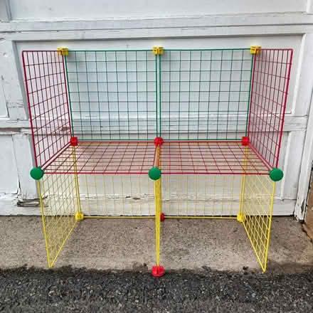 Photo of free Colorful Wire Cube Shelving (Ridgefield Park) #1
