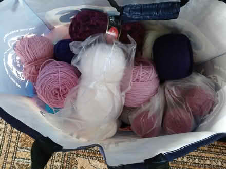 Photo of free Large bag of odd wools (Southdown BA2) #1