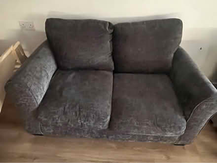 Photo of free Charcoal grey 2 seater sofa (Chessington Surrey KT9) #3