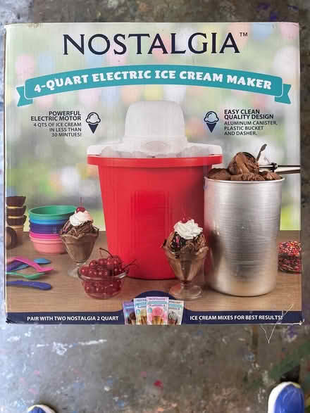 Photo of free Ice Cream Maker 4 Quart (Midlothian) #1