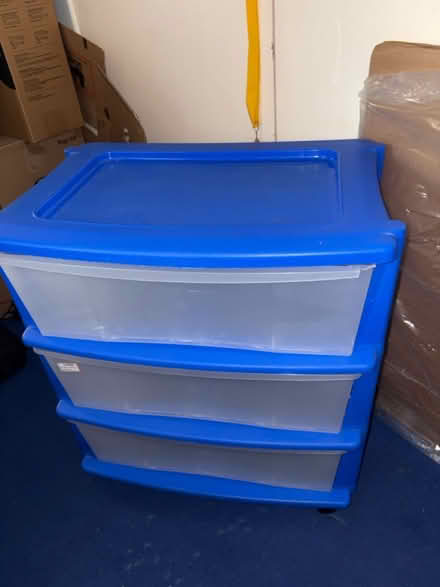 Photo of free Blue plastic storage drawes (Stockethill Crezcent AB16) #1