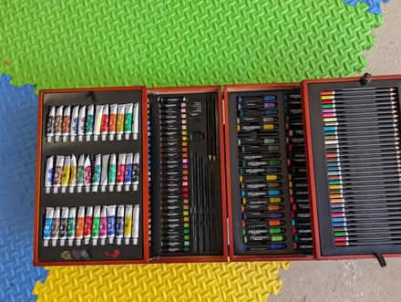 Photo of free Paint, pencil and pastel set (Broomgrove TN34) #1