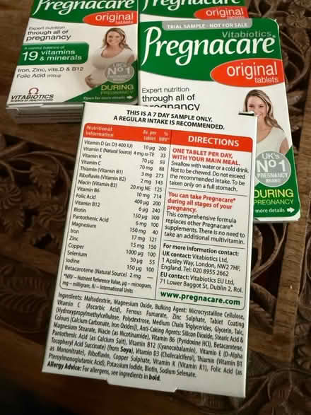 Photo of free Pregnancy Vitamins (Sladesbrook BA15) #2