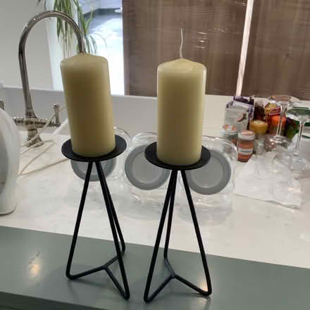 Photo of free Black Metal Candle Holders (Hornchurch) #1