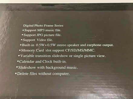 Photo of free 7” Digital Photo Frame (Sunnyvale (Wolfe)) #2