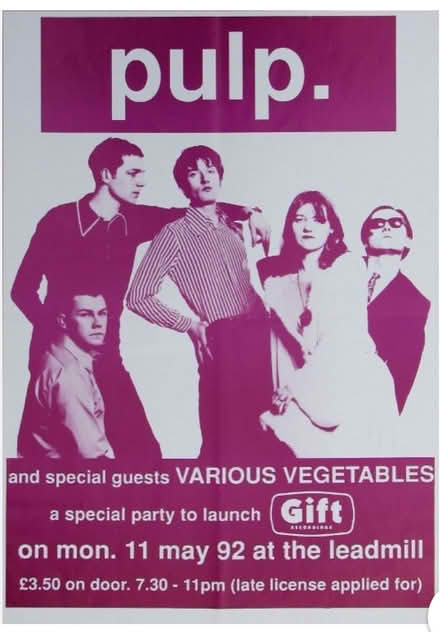 Photo of Old Sheffield music / gig venue flyers (Lower Walkley S6) #2